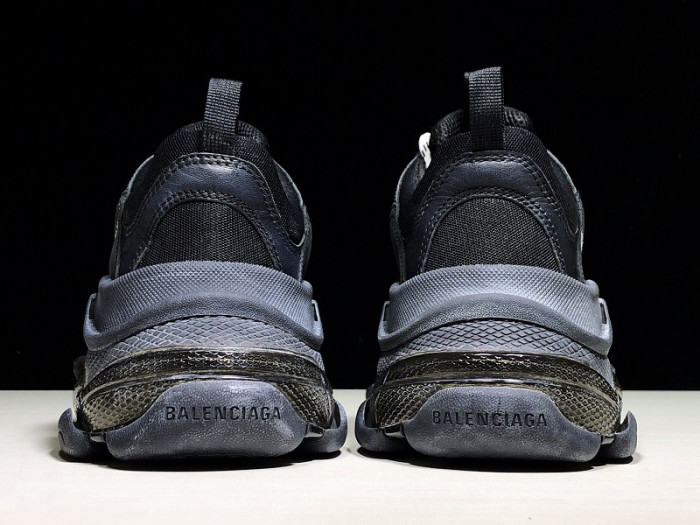BLCG Wmns Triple S Trainer ‘Black Clear Sole’ 544351 W09O1 1000