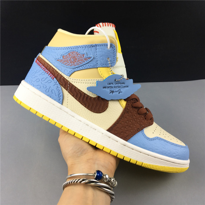 Maison Château Rouge x Air Jordan 1 Mid SE “Fearless” CU2803-200