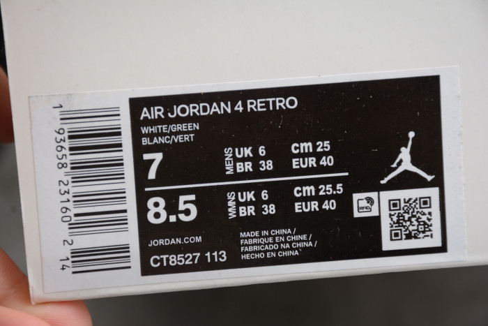 Air Jordan 4 “Pine Green” CT8527-113