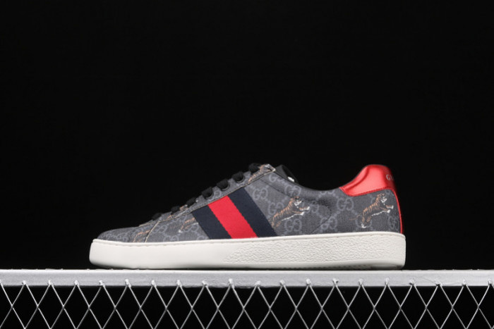 GUCC JBG LEATHER AND SUED BLACK AND TIGER ‎429445 G0K20 1102