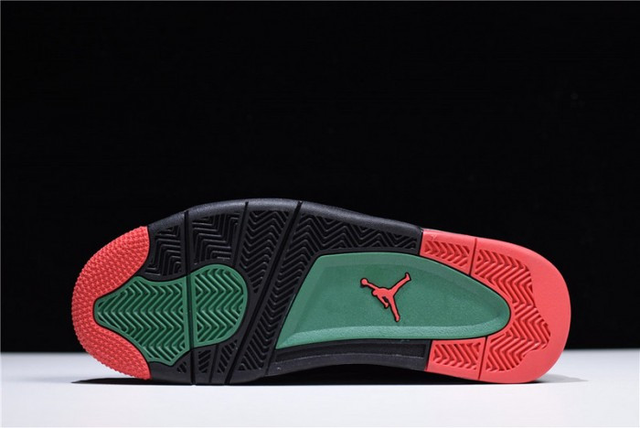 Air Jordan 4 NRG “GUCC” Black/Gorge Green-Varsity Red AQ3816-063