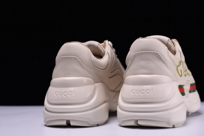 GUCC LOGO RHYTON VINTAGE TRAINER SNEAKER 500877 DRW00 9522